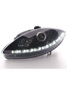 Fari Daylight Luci di marcia diurna a LED Seat Leon 1P / Altea 5P nero 2