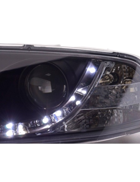 Daylight faro LED DRL look Skoda Octavia tipo 1Z 04-08 nero
