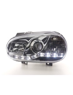 Faro Daylight LED DRL look VW Golf 4 tipo 1J 98-03 cromato 2