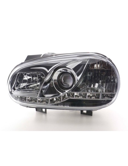 Faro Daylight LED DRL look VW Golf 4 tipo 1J 98-03 cromato