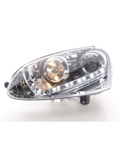 Faro diurno Luci di marcia diurna a LED VW Golf 5 tipo 1K 03-08 cromato 2