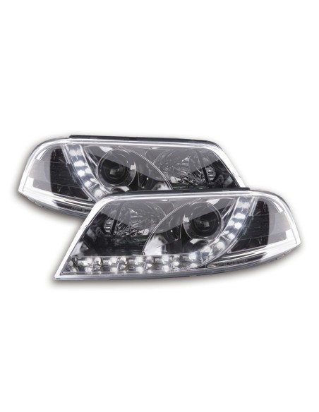 Faro Daylight LED DRL look VW Passat tipo 3BG 00-05 cromato