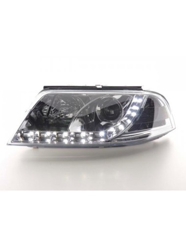 Faro Daylight LED DRL look VW Passat tipo 3BG 00-05 cromato