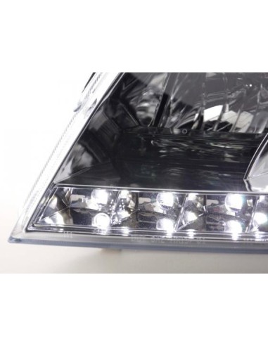 Faro Daylight LED DRL look VW Passat tipo 3BG 00-05 cromato