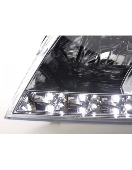 Faro Daylight LED DRL look VW Passat tipo 3BG 00-05 cromato
