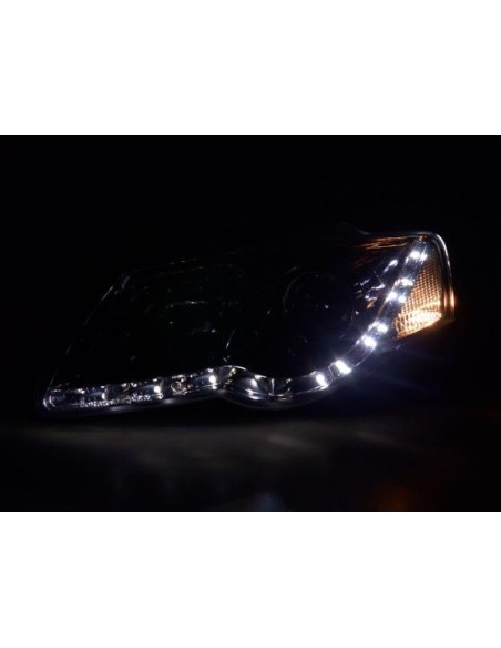Faro Daylight LED DRL look VW Passat tipo 3C 05- cromato