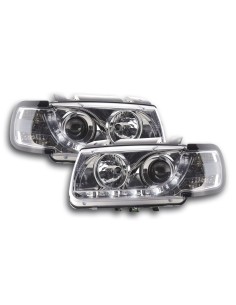 Faro Daylight LED DRL look VW Polo tipo 6N 94-99 cromato