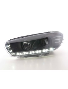 Faro diurno Luci di marcia diurna a LED VW Scirocco 3 Tipo 13 nero 2