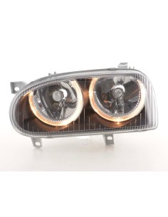 Faro Angel Eyes VW Golf 3 tipo 1HXO, 1 EXO 91-97 nero 2