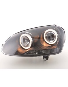 Faro Angel Eyes VW Golf 5 tipo 1K 03-08 nero 2