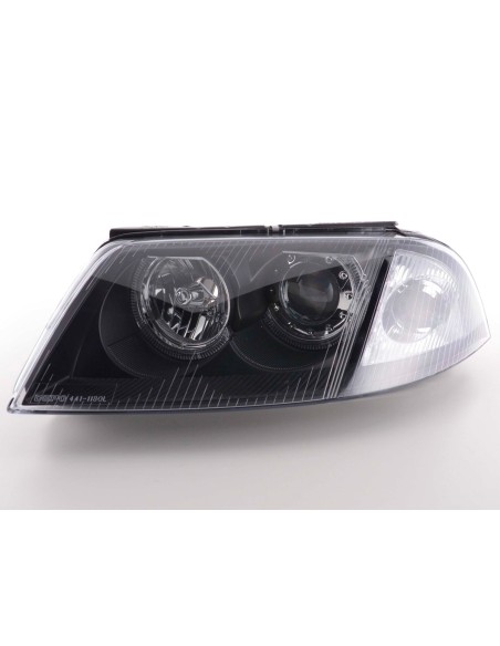 Faro Angel Eyes VW Passat tipo 3BG 00-05 nero