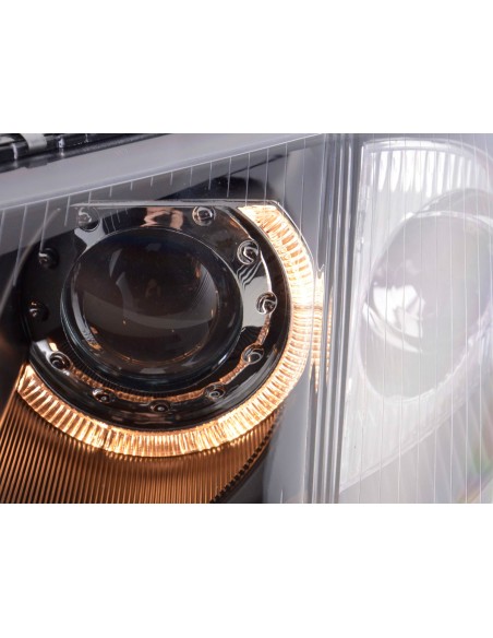 Faro Angel Eyes VW Passat tipo 3BG 00-05 nero