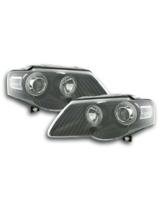 Faro Angel Eyes VW Passat tipo 3C 05- nero