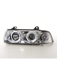 Set faro BMW Serie 3 Coupé tipo E36 92-98 cromato 2
