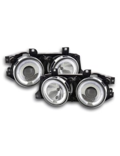 Set faro BMW serie 5 tipo E34 88-94 cromato
