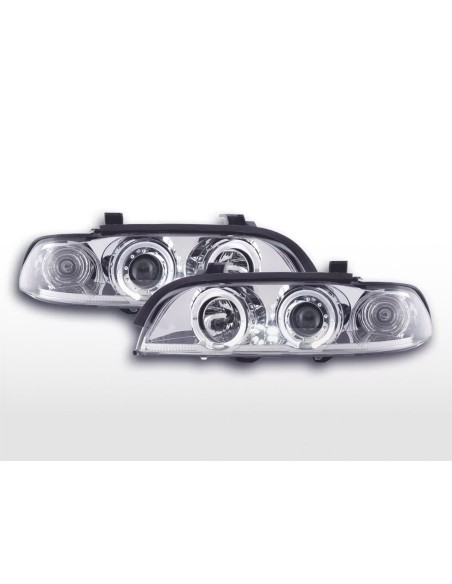 Set di fari BMW serie 5 tipo E39 95-00 cromato