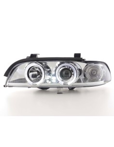 Set di fari BMW serie 5 tipo E39 95-00 cromato 2