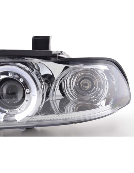 Set di fari BMW serie 5 tipo E39 95-00 cromato