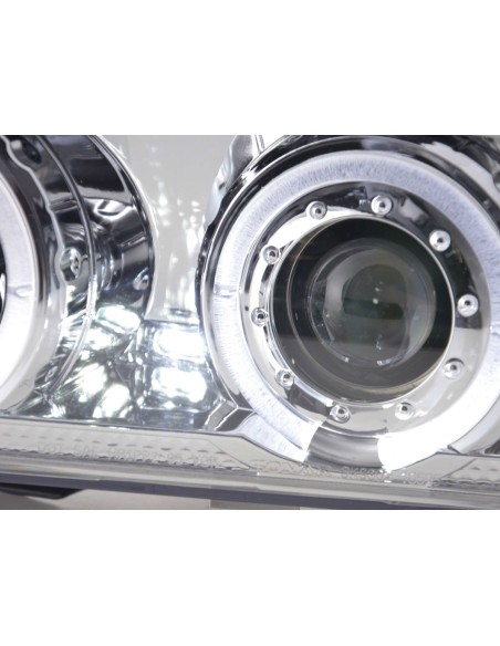 Set di fari BMW serie 5 tipo E39 95-00 cromato