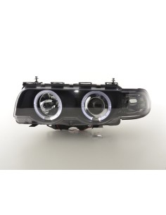 Fanale anteriore BMW serie 7 tipo E38 99-02 nero 2