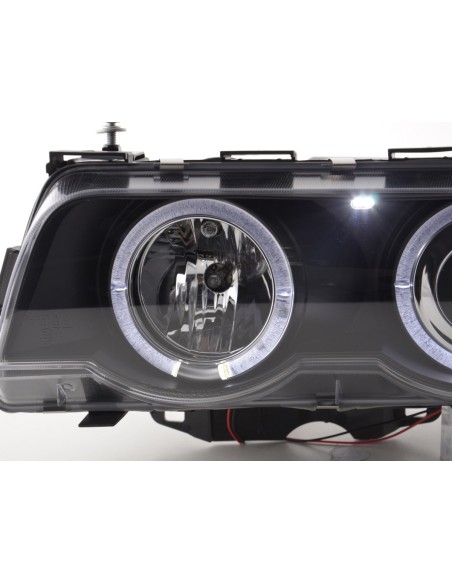 Fanale anteriore BMW serie 7 tipo E38 99-02 nero