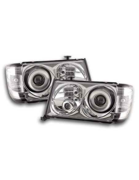 Set fari Mercedes Classe E tipo W124 85-93 cromato