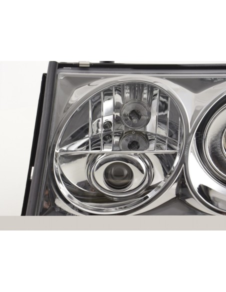 Set fari Mercedes Classe E tipo W124 85-93 cromato