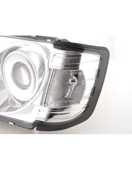 Set fari Mercedes Classe E tipo W124 85-93 cromato