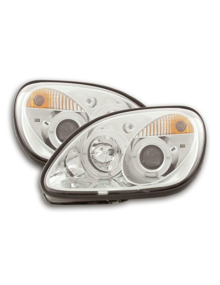 Set faro Mercedes SLK tipo R170 96-97 / 01-02 cromato