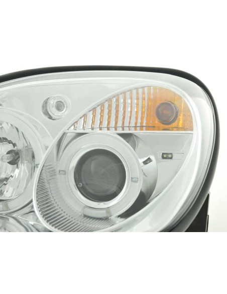 Set faro Mercedes SLK tipo R170 96-97 / 01-02 cromato
