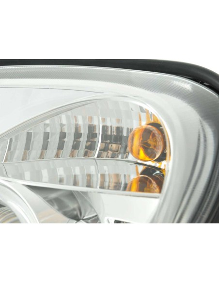 Set faro Mercedes SLK tipo R170 96-97 / 01-02 cromato