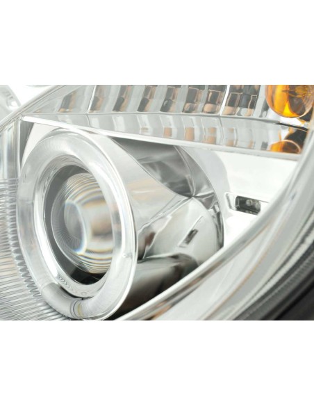 Set faro Mercedes SLK tipo R170 96-97 / 01-02 cromato