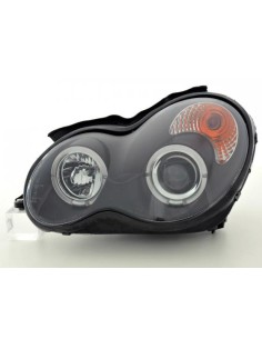 Kit fari Mercedes Classe C tipo W203 00-07 nero per guida a destra 2