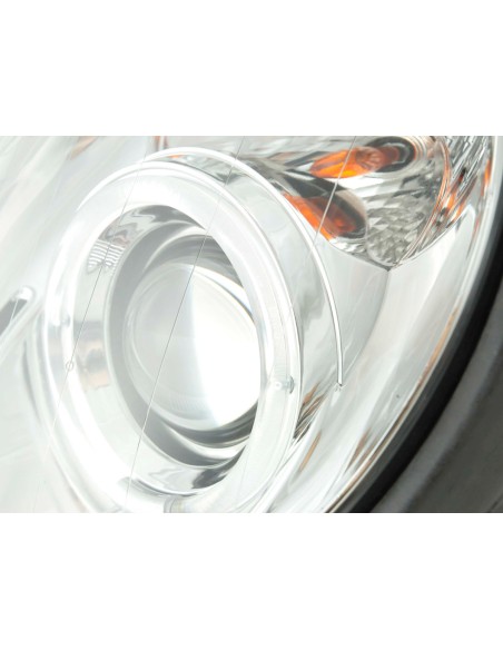 Set faro Mercedes CLK tipo W208 98-02 cromato