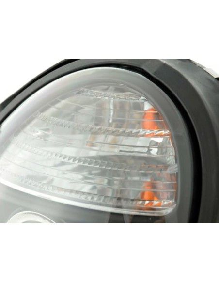 Set faro Mercedes Classe E tipo W210 95-98 nero per guida a destra