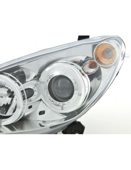 Fanale anteriore Peugeot 307 01-06 cromato