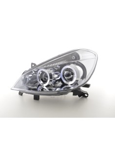 Kit faro Renault Clio tipo R 05- cromato per guida a destra 2