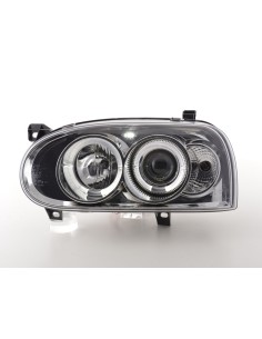 Set fari VW Golf 3 tipo 1HXO 1 EXO 91-97 cromato 2