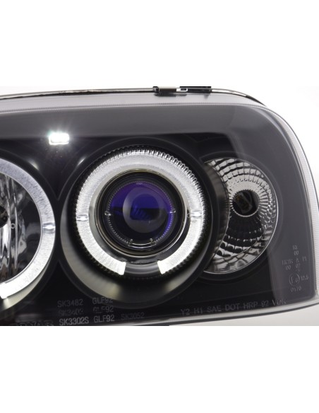 Set faro VW Golf 3 tipo 1HXO 1 EXO 91-97 nero