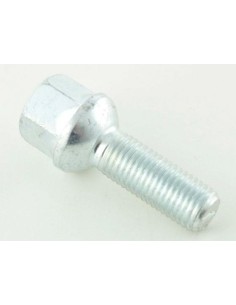 Bullone ruota singola, lunghezza albero 35 mm, collare sferico, argento M12x1,5 2