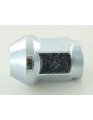 Set bulloni ruota (10 pz.) Lunghezza albero 55mm, collare conico argento M12x1,5