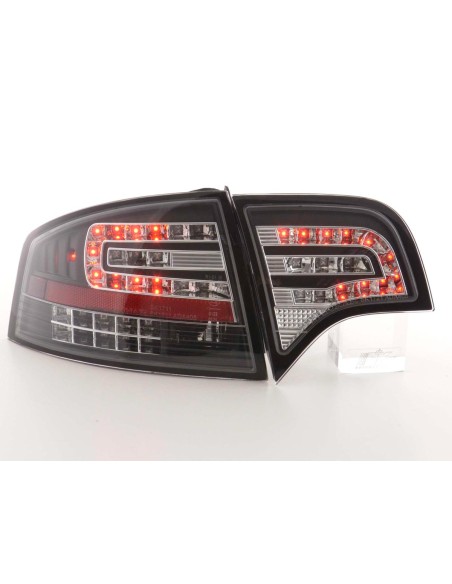 Fanali posteriori a LED set Audi A4 berlina tipo 8E 04-07 nero
