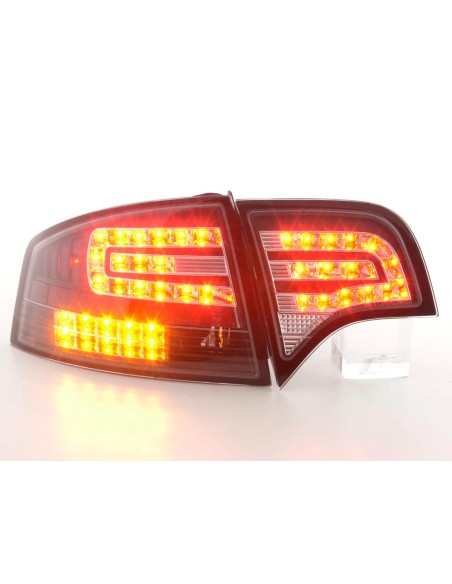 Fanali posteriori a LED set Audi A4 berlina tipo 8E 04-07 nero