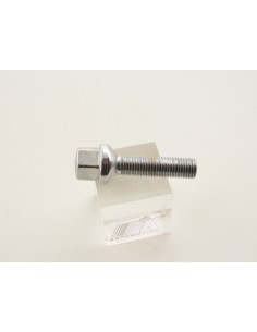 Set bulloni ruota (8 pz.) Lunghezza albero 45mm collare sferico cromato M12x1,5 2
