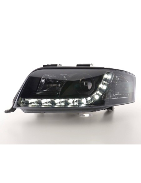 Faro diurno Luci di marcia diurna a LED Audi A6 4B 01-03 nero