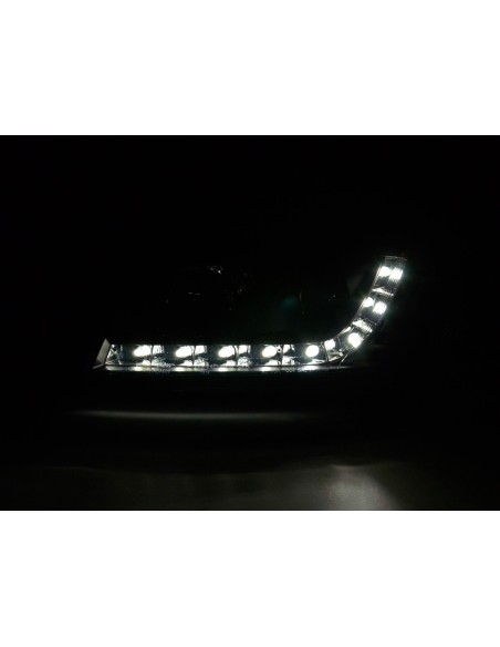 Faro diurno Luci di marcia diurna a LED Audi A6 4B 01-03 nero