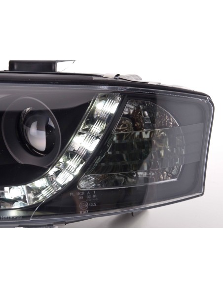 Faro diurno Luci di marcia diurna a LED Audi A6 4B 01-03 nero