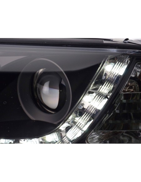 Faro diurno Luci di marcia diurna a LED Audi A6 4B 01-03 nero
