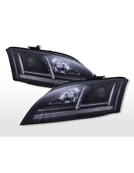 Fari Daylight con luci diurne a LED Audi TT (8J) 2006-2009 nero
