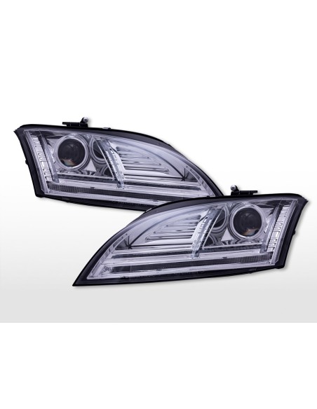 Fari Daylight con luci diurne a LED Audi TT (8J) 2010-2014 cromo